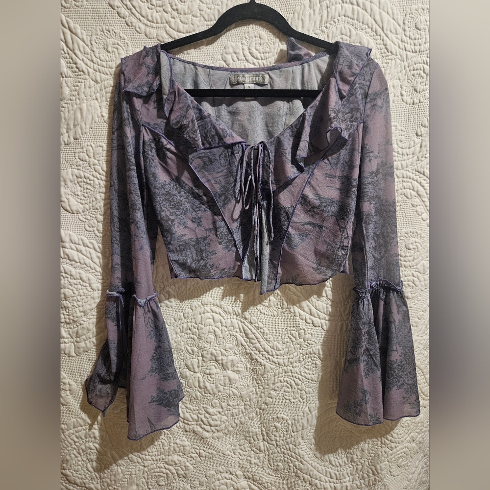 Urvan Oufitters Floral Purple Blouse
